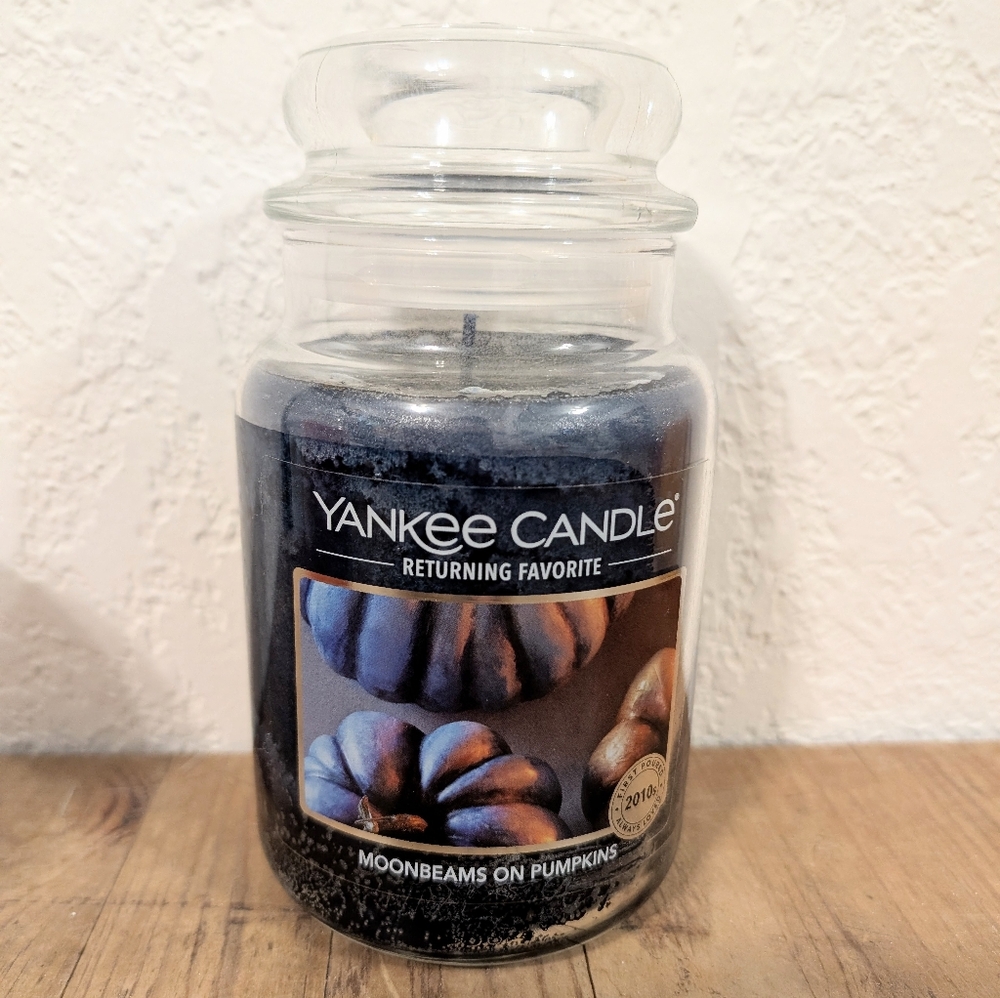Yankee Candle Moonbeams On Pumpkins 🌙 🎃 Classic Large Jar Candle NEW